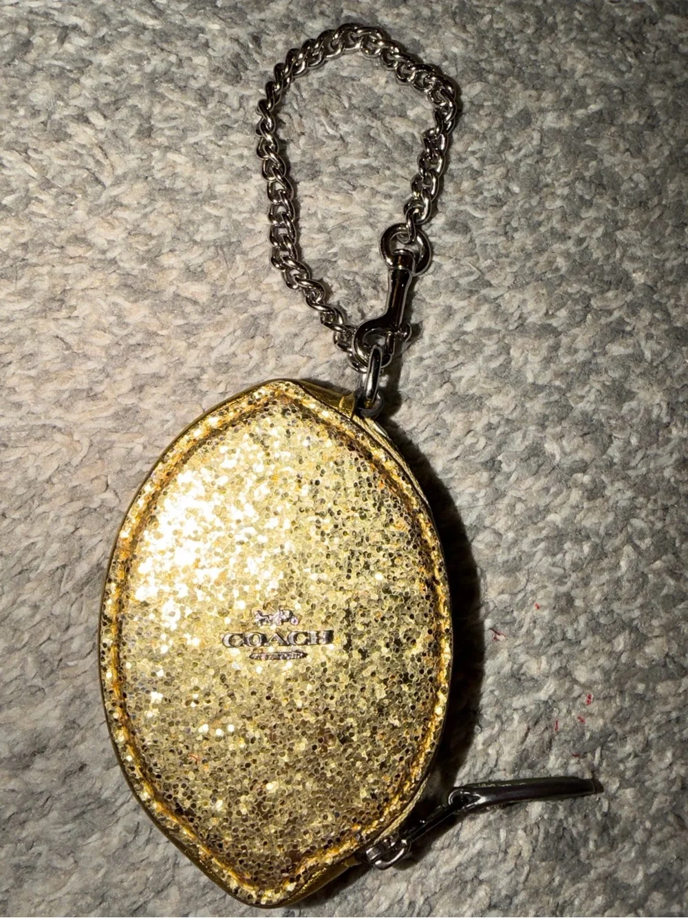 Coach Limited Edition Lemon Shaped Glitter Coin Purse